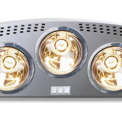 Đèn sưởi nhà tắm Heizen 3 bóng vàng HE-3B176