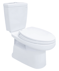 BỒN CẦU 2 KHỐI TOTO CS350DT2 NẮP ÊM, XẢ NHẤN