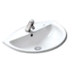 CHẬU LAVABO DƯƠNG VÀNH INAX L-2395V