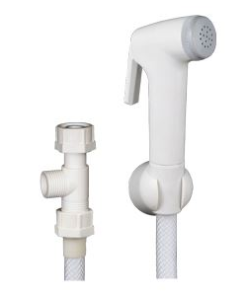 VÒI XỊT BỒN CẦU CAESAR BS304 DÂY NHỰA PVC