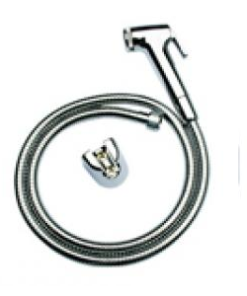 VÒI XỊT BỒN CẦU FRATINI FT306CR DÂY MẠ CROME