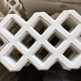 Gạch thông gió 8 lỗ (trắng)